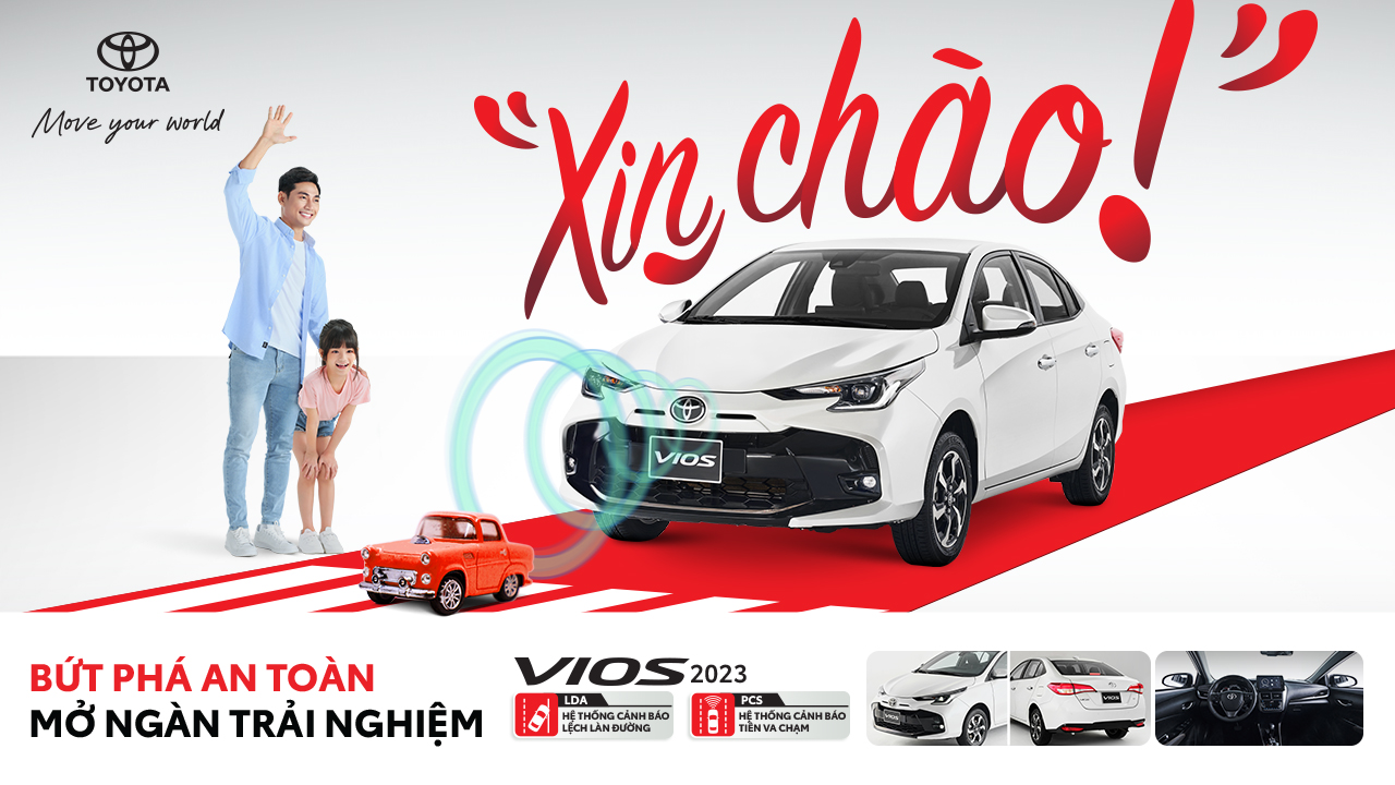 Vios 2023 mới đã chính thức xuất hiện tại Toyota Bình Phước!